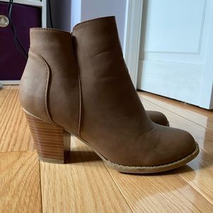 Charlotte Russe- Brown Booties